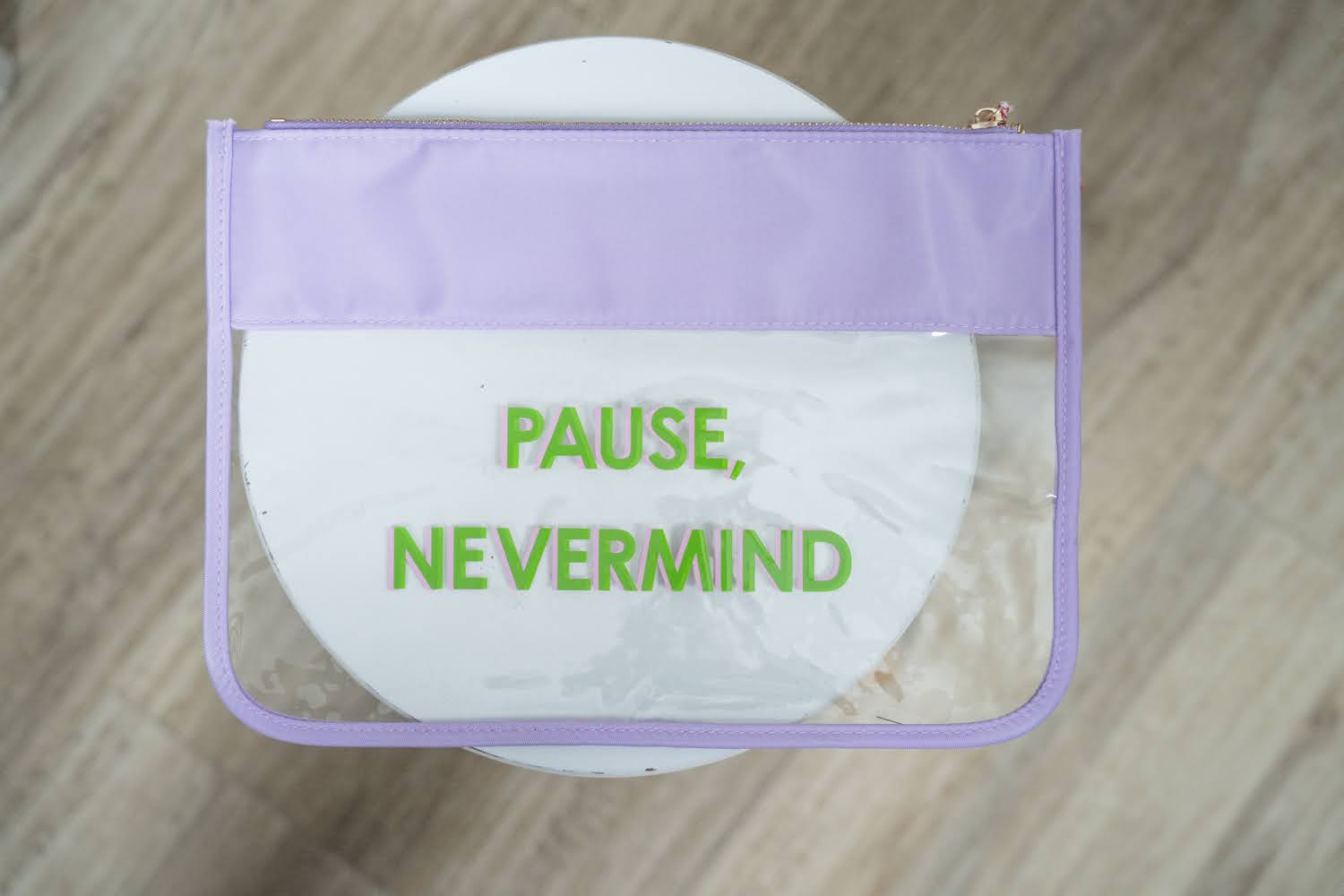 Nylon Top Clear Pouch