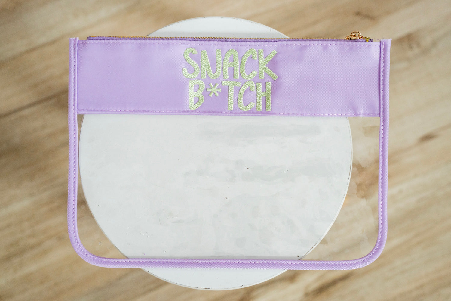 Snack B*tch Clear Zip Pouch