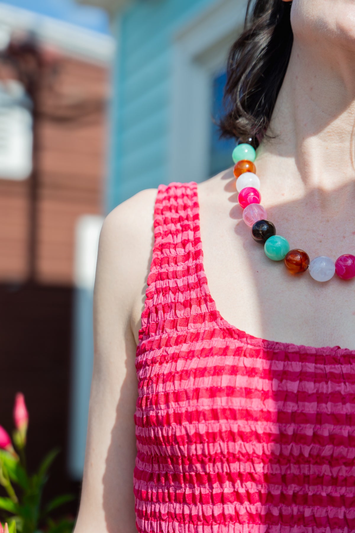 Annabelle Gingham Maxi Dress