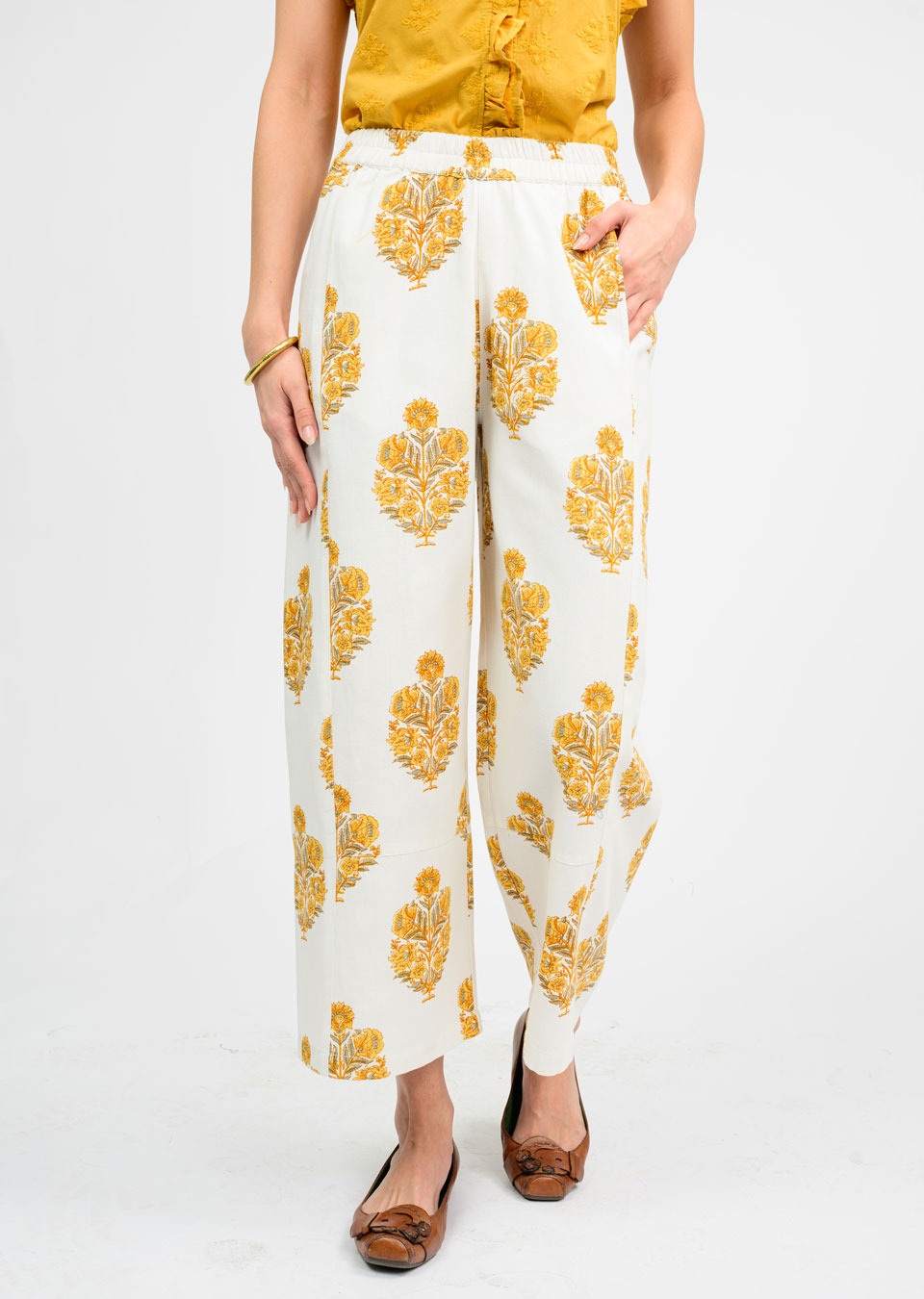 The Brynn Block Print Pant