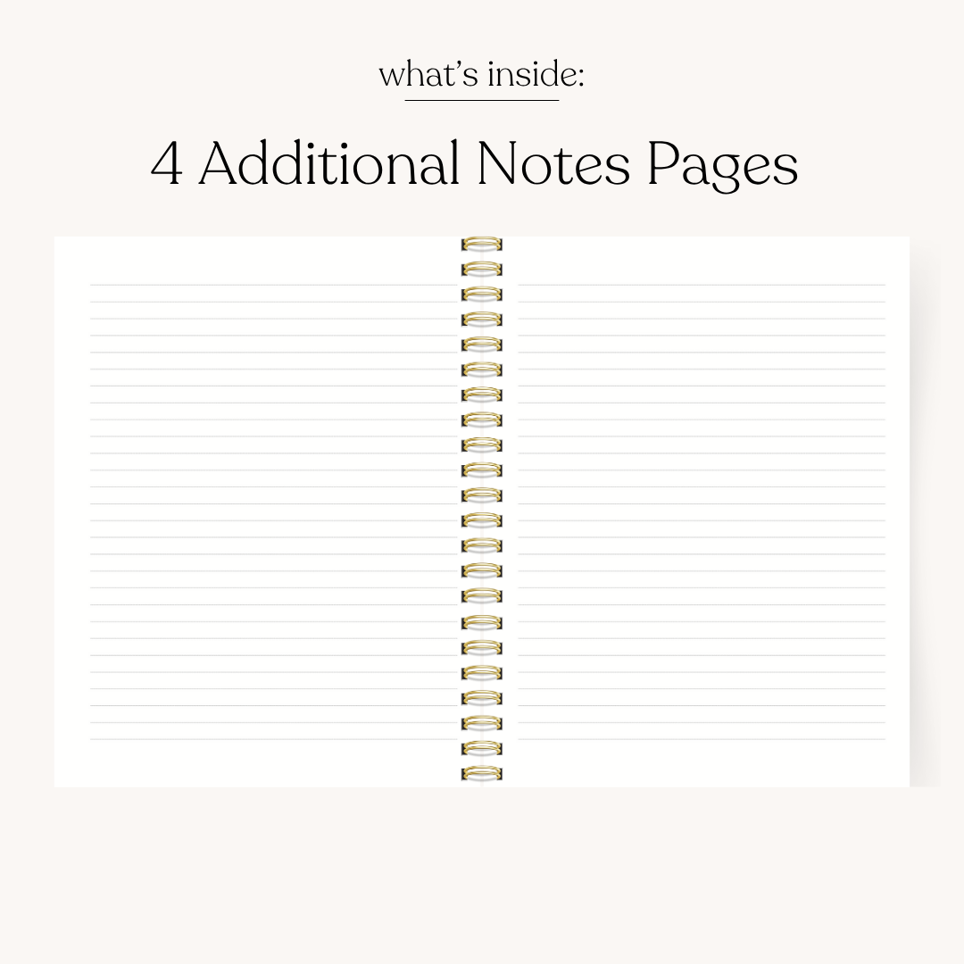 Forget Me Not Sage Undated Planner: 7x9