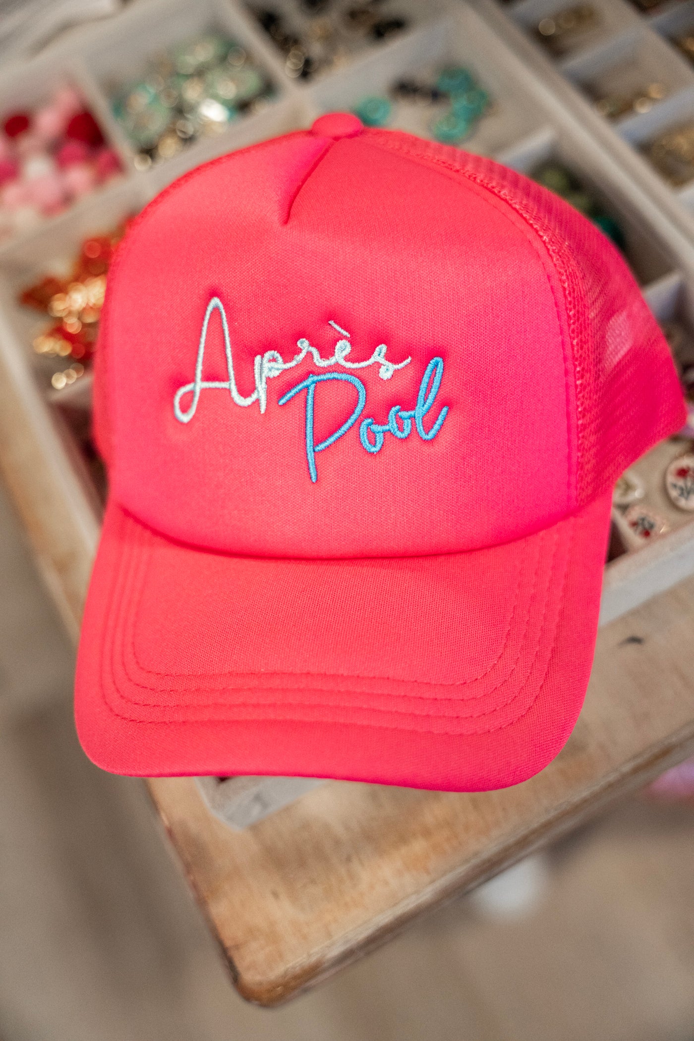 Après Pool Embroidered Trucker Hat