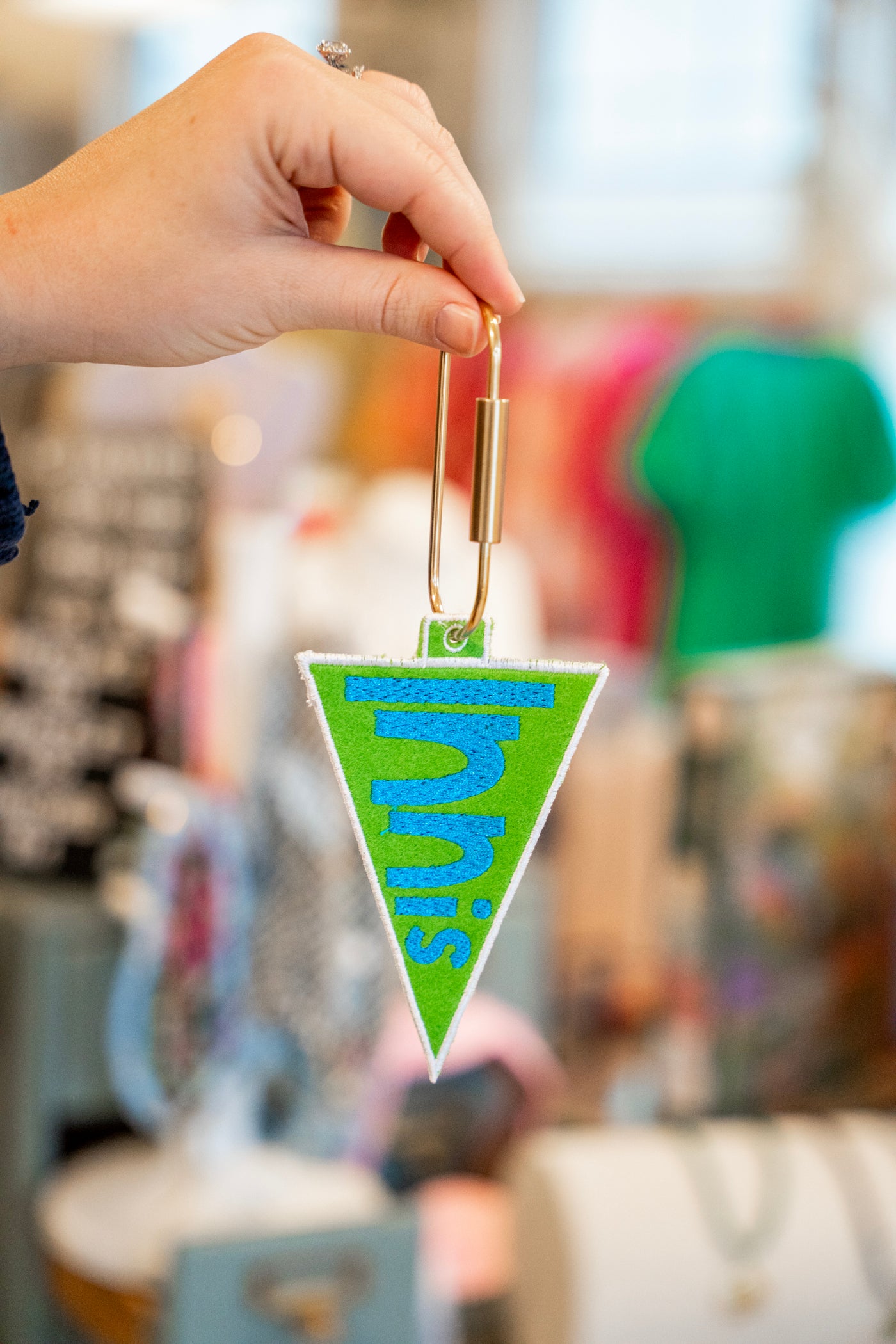 Custom Pennant Flag Key Chain
