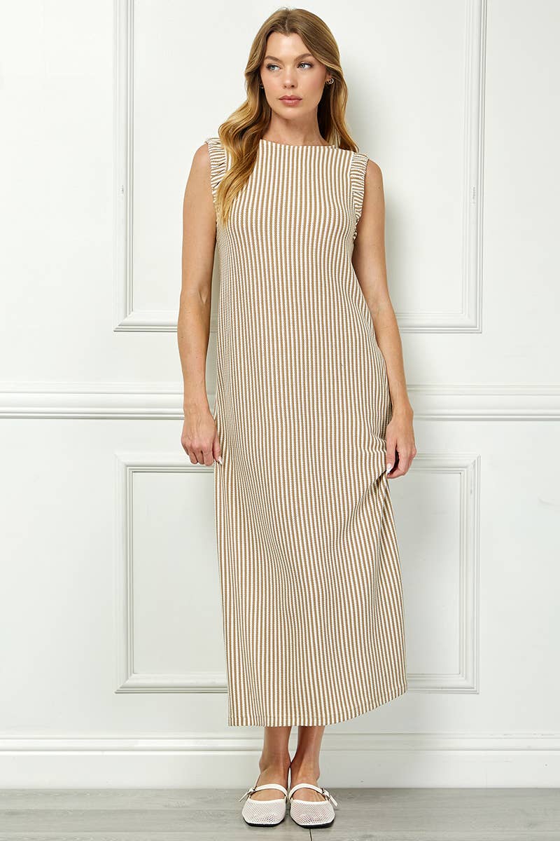 The Classic Stripe Maxi Dress