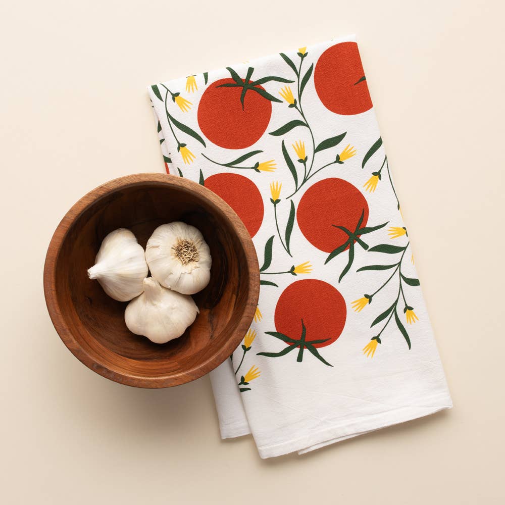Tomatoes Tea Towel / Kitchen Decor / Midwest Made