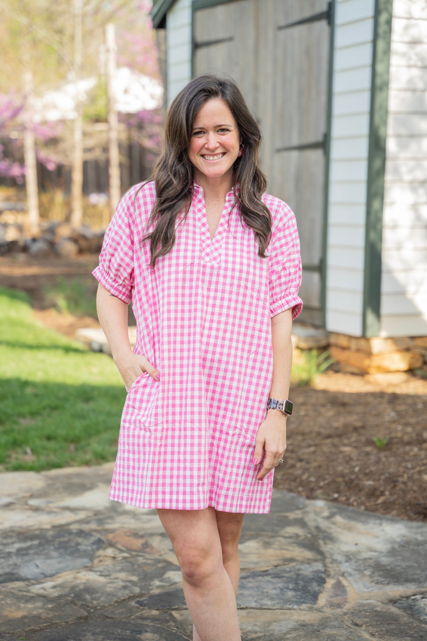 Pink Picnic Gingham Mini