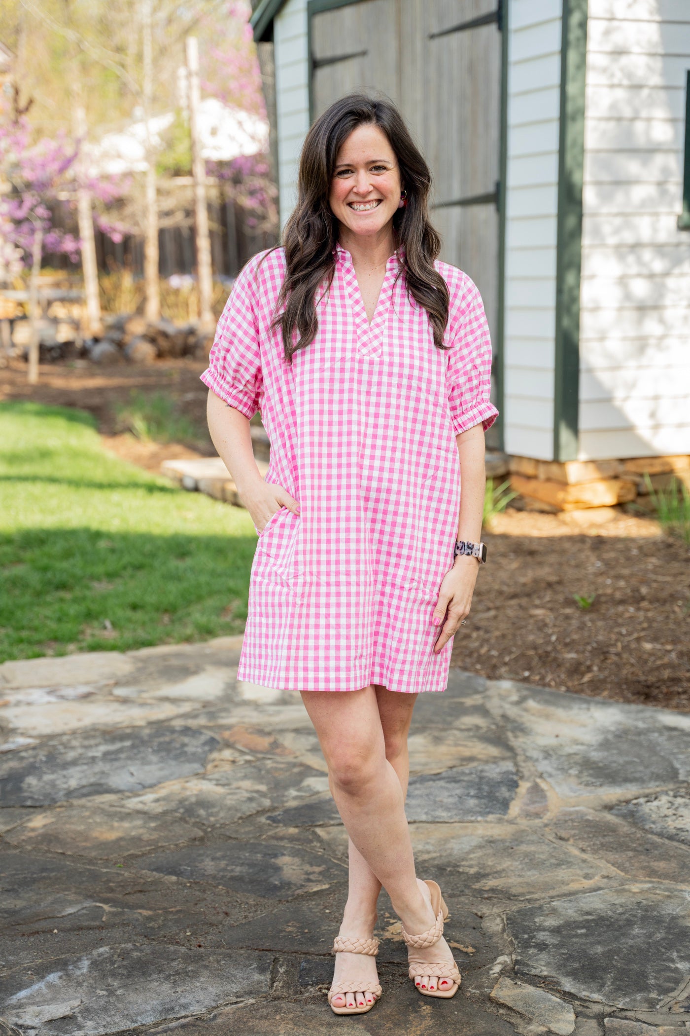 Pink Picnic Gingham Mini