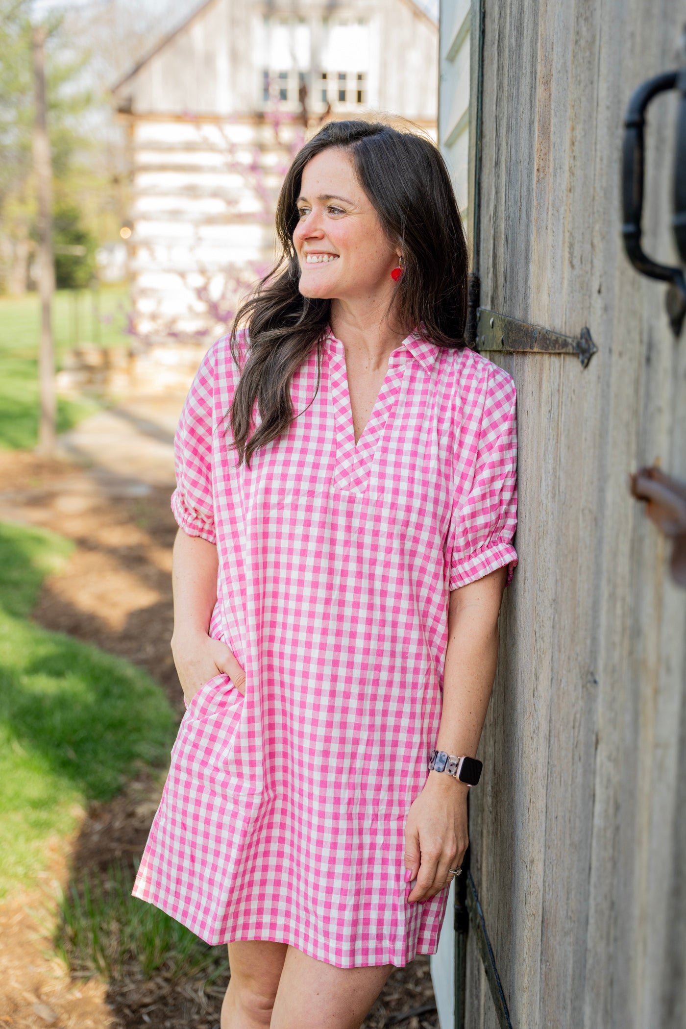 Pink Picnic Gingham Mini