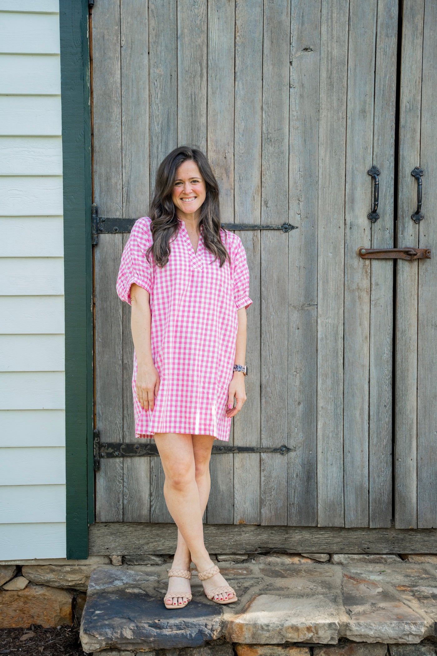 Pink Picnic Gingham Mini