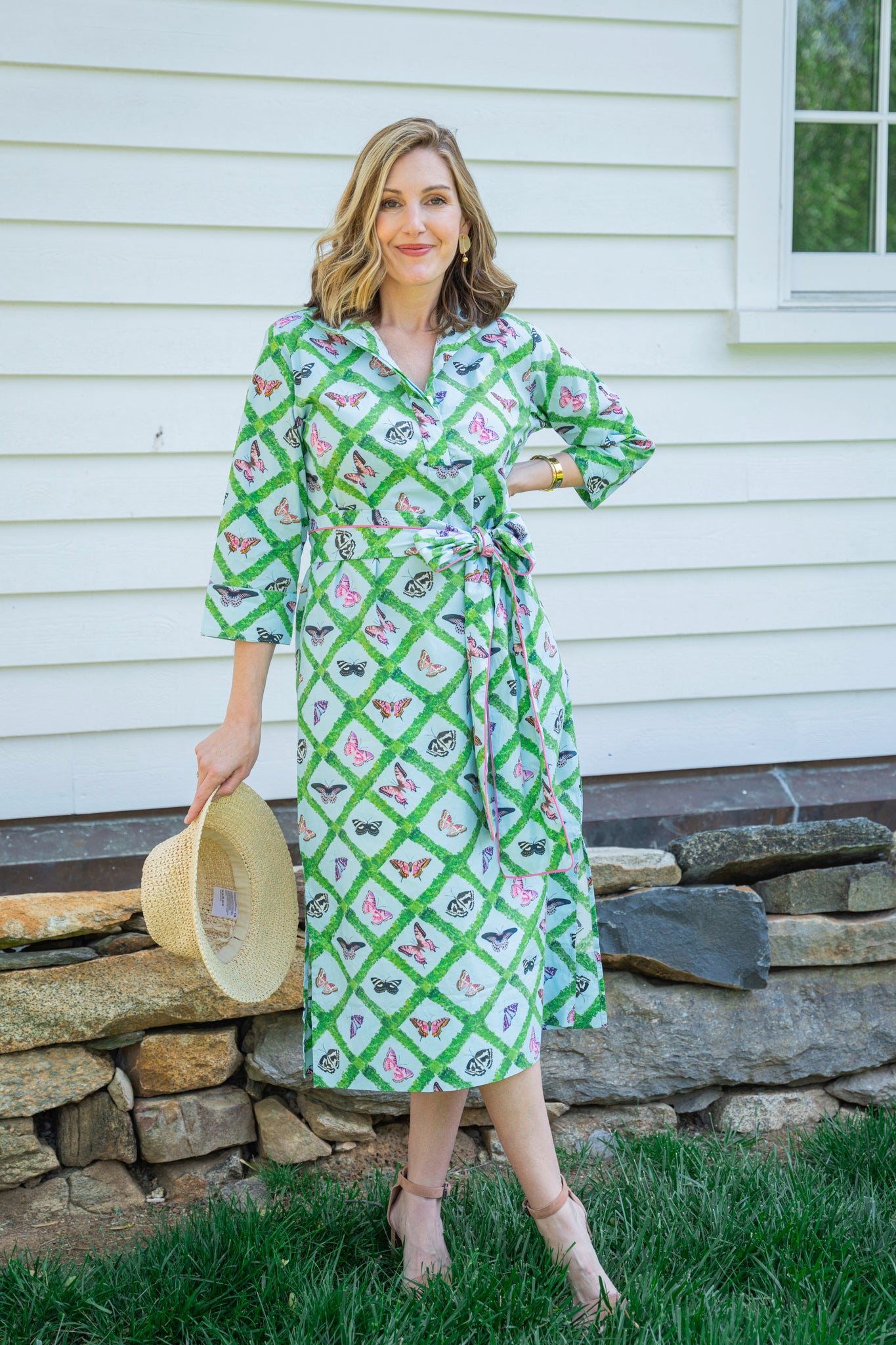 The Butterfly Boxwood Dress