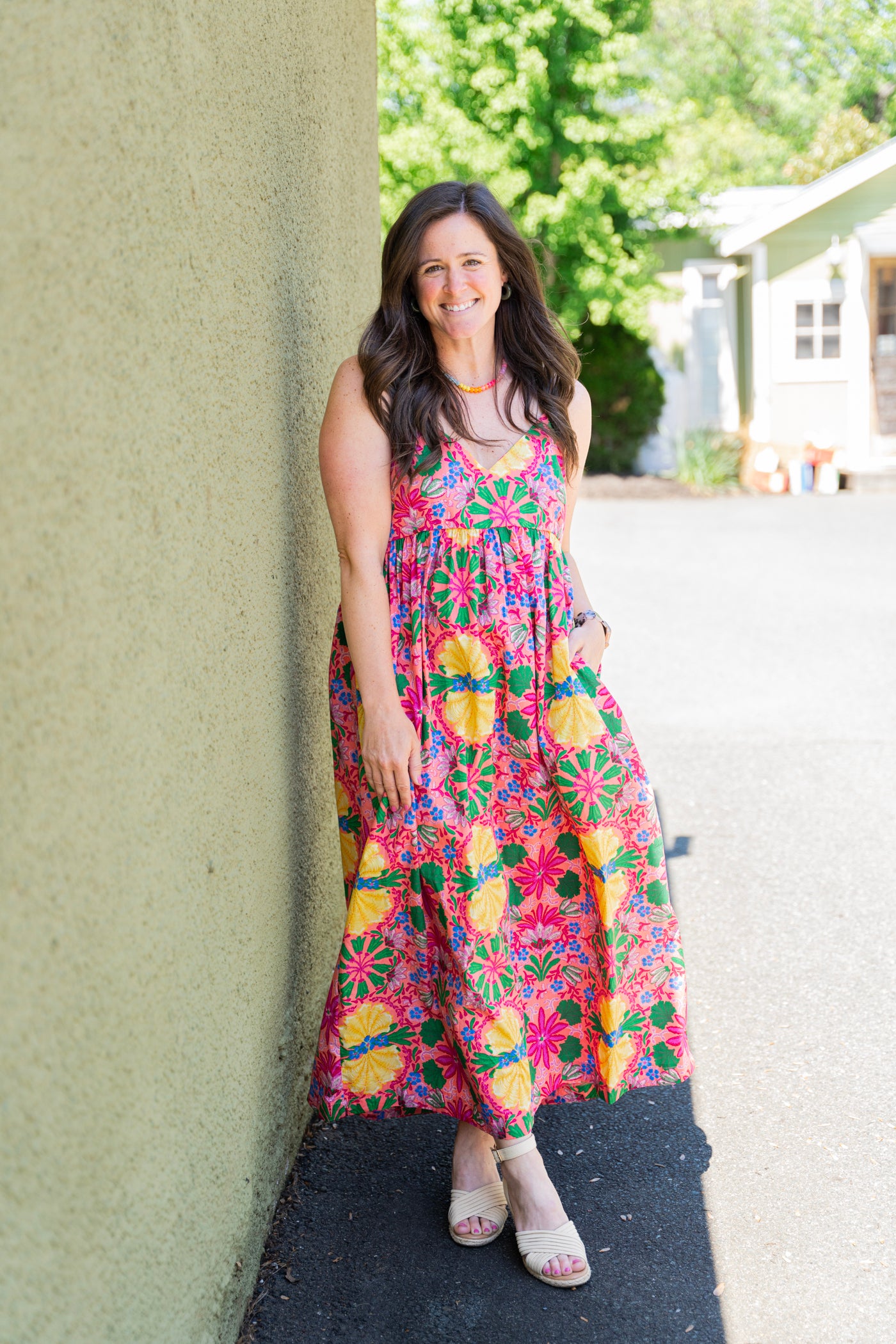 Aimee Floral Cami Maxi Dress
