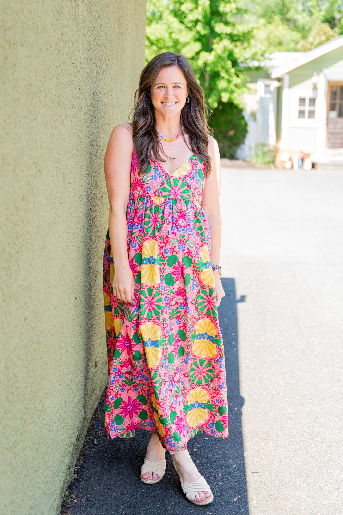 Aimee Floral Cami Maxi Dress