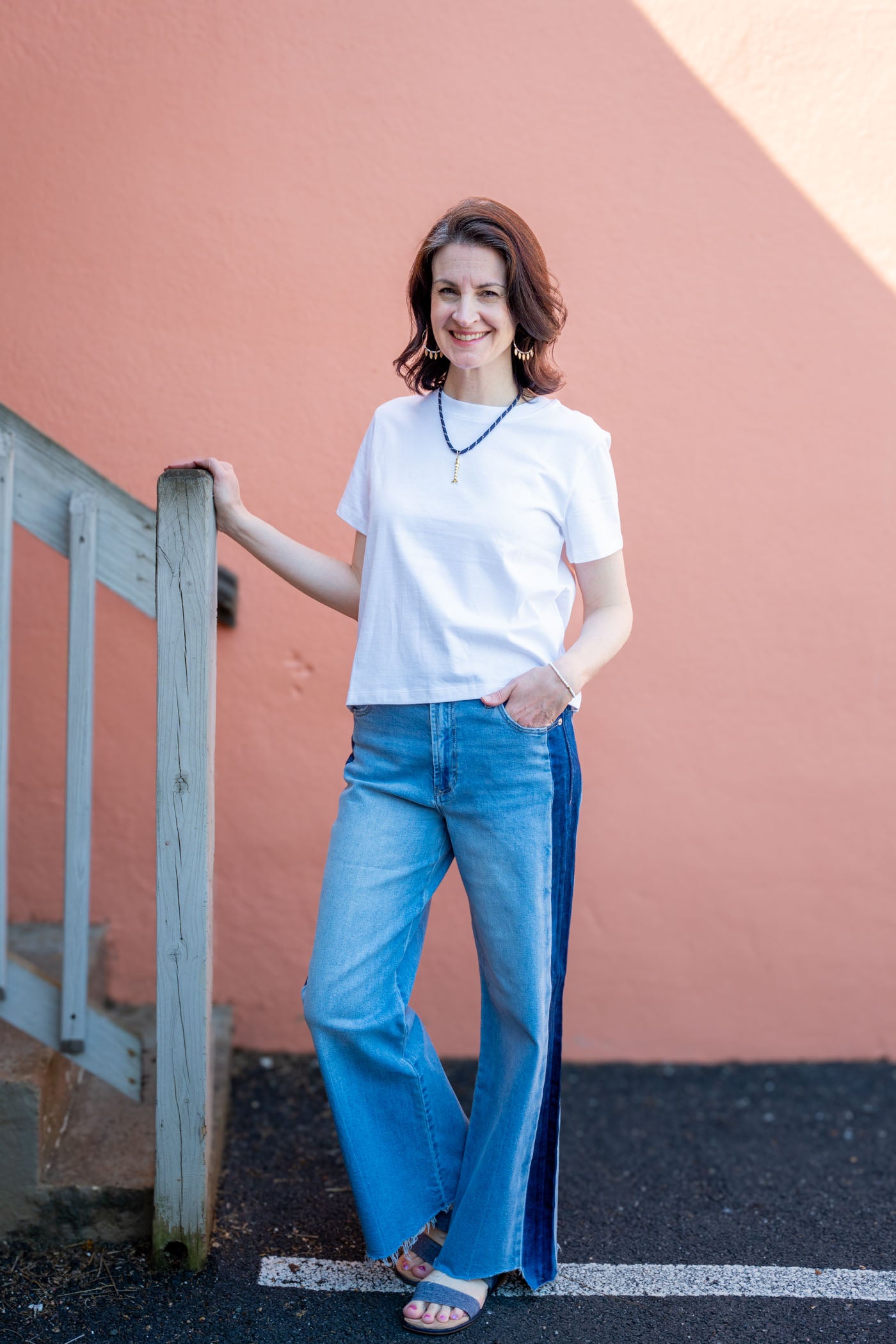 Fiona Wide Leg Jeans / Tana