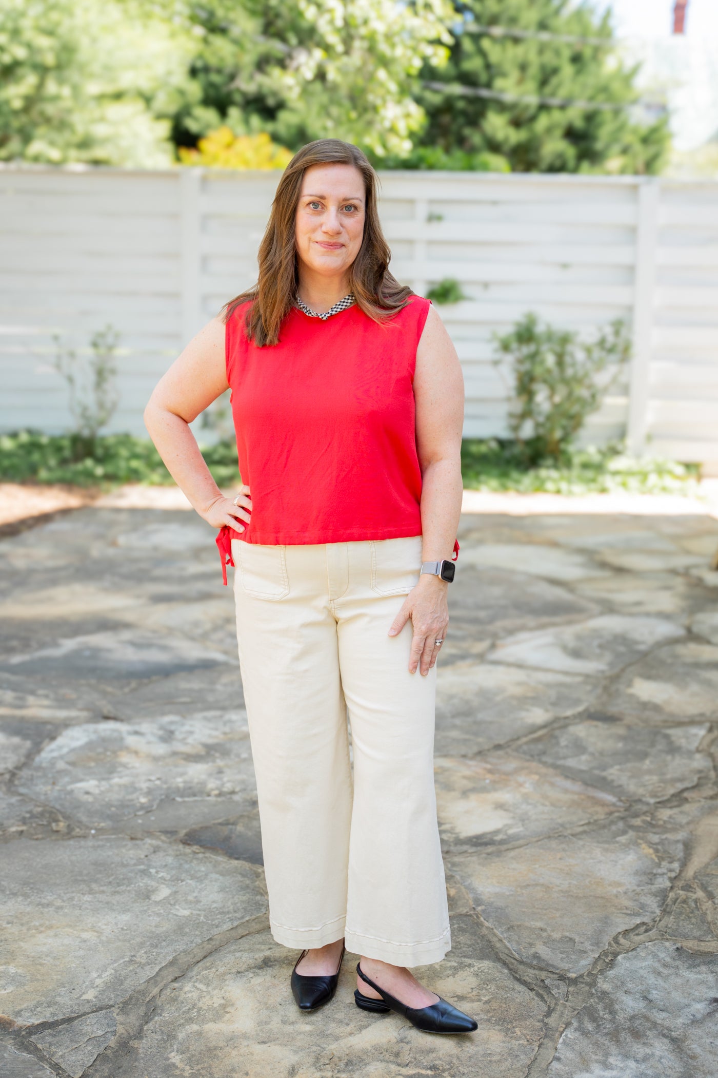The Cherry Side Hem Top