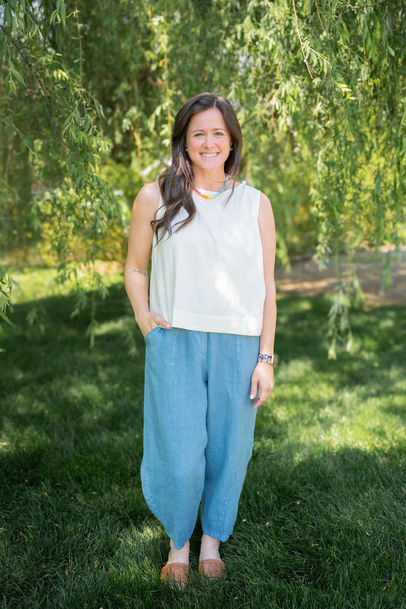 The Linen Blend Tank