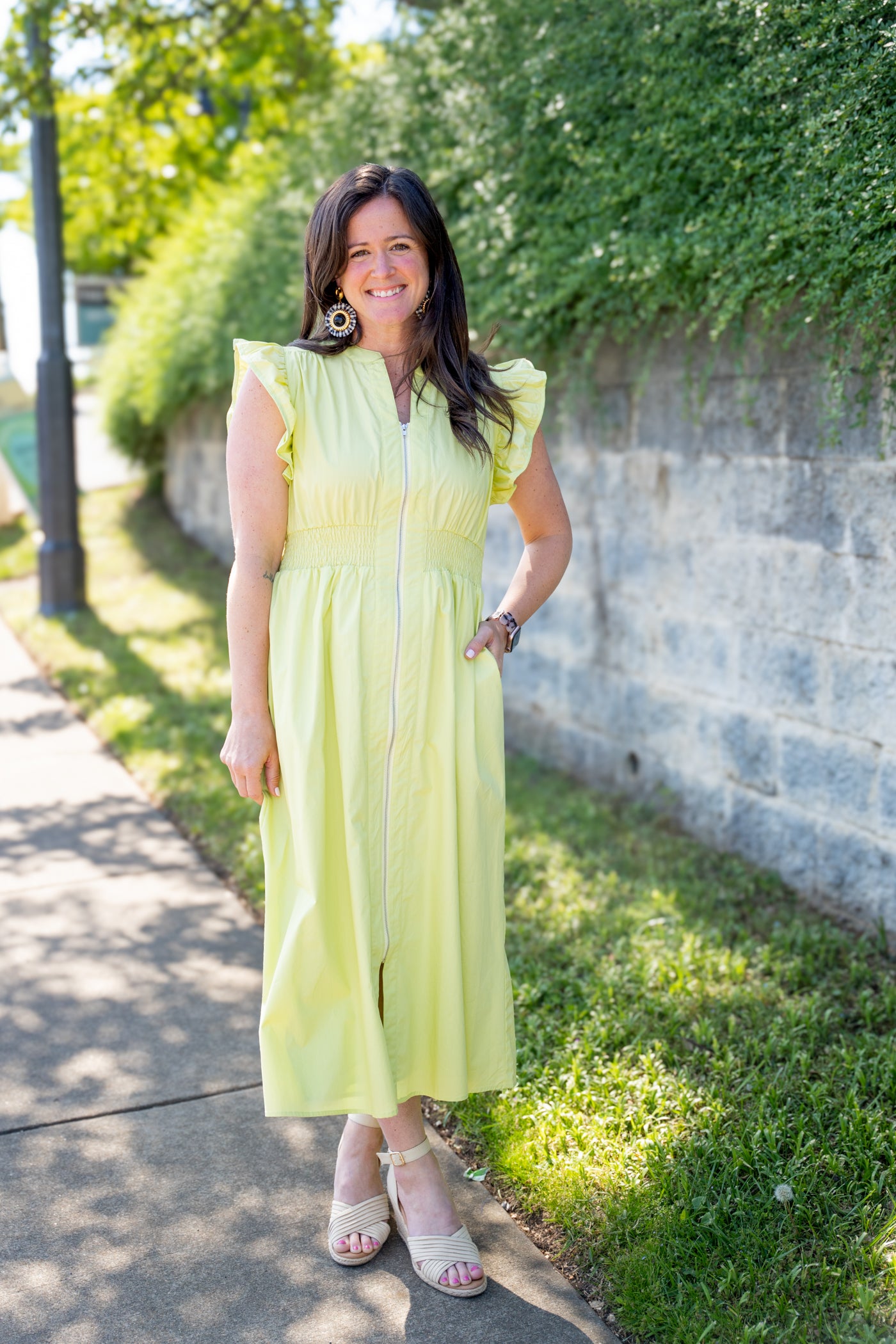 Lime Breeze Midi Dress Bluebird & Company Crozet Lime Breeze Midi Dress Bluebird & Company Crozet