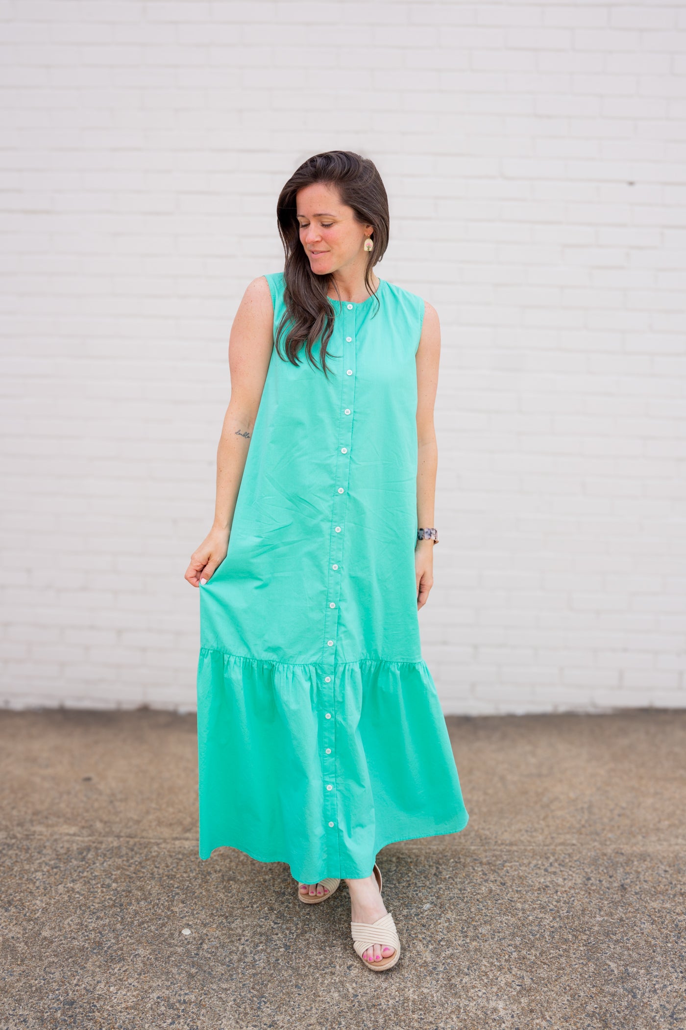 The Pistachio Maxi Dress Medium