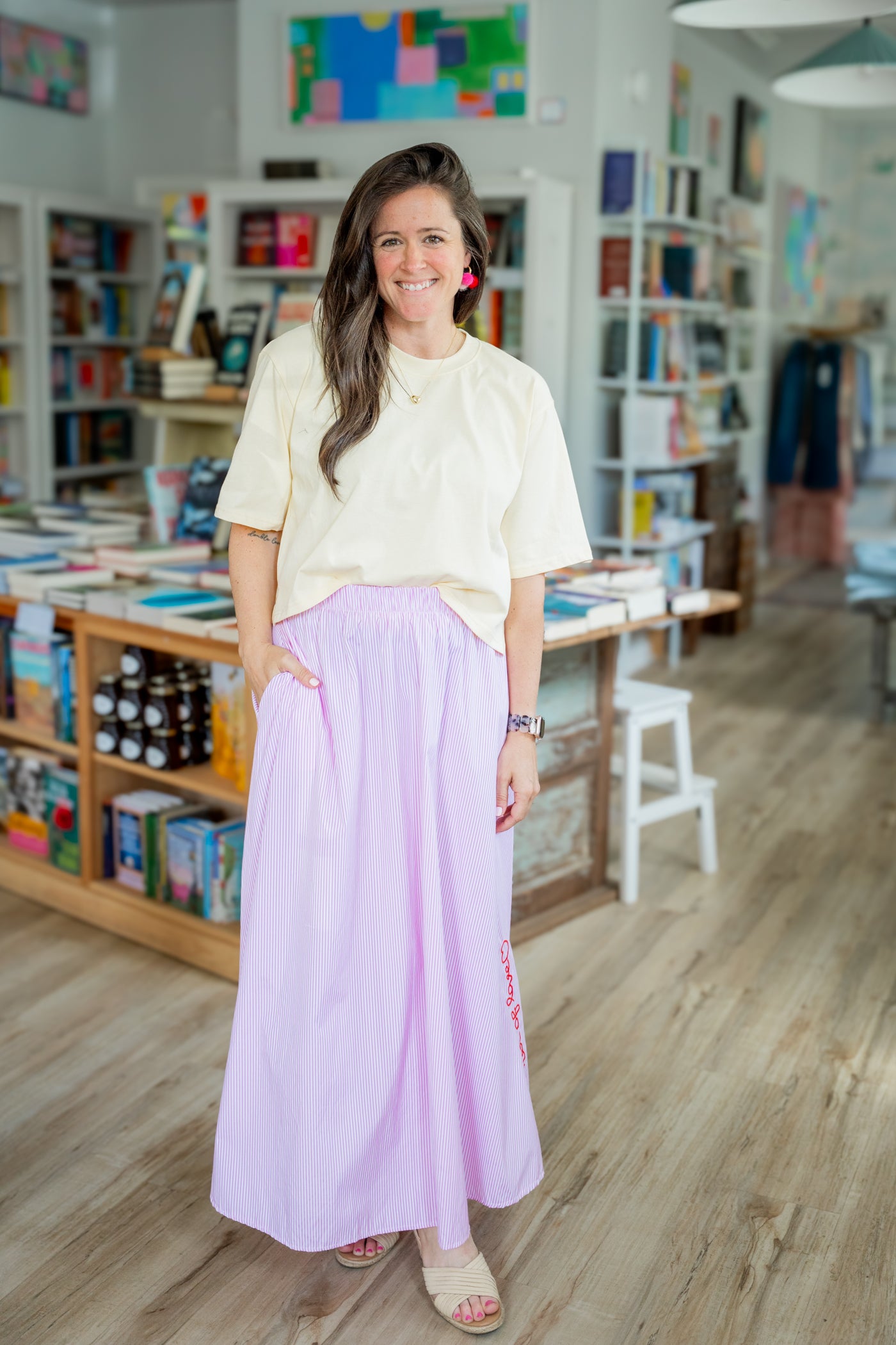 The Summer of Love Embroidered Skirt