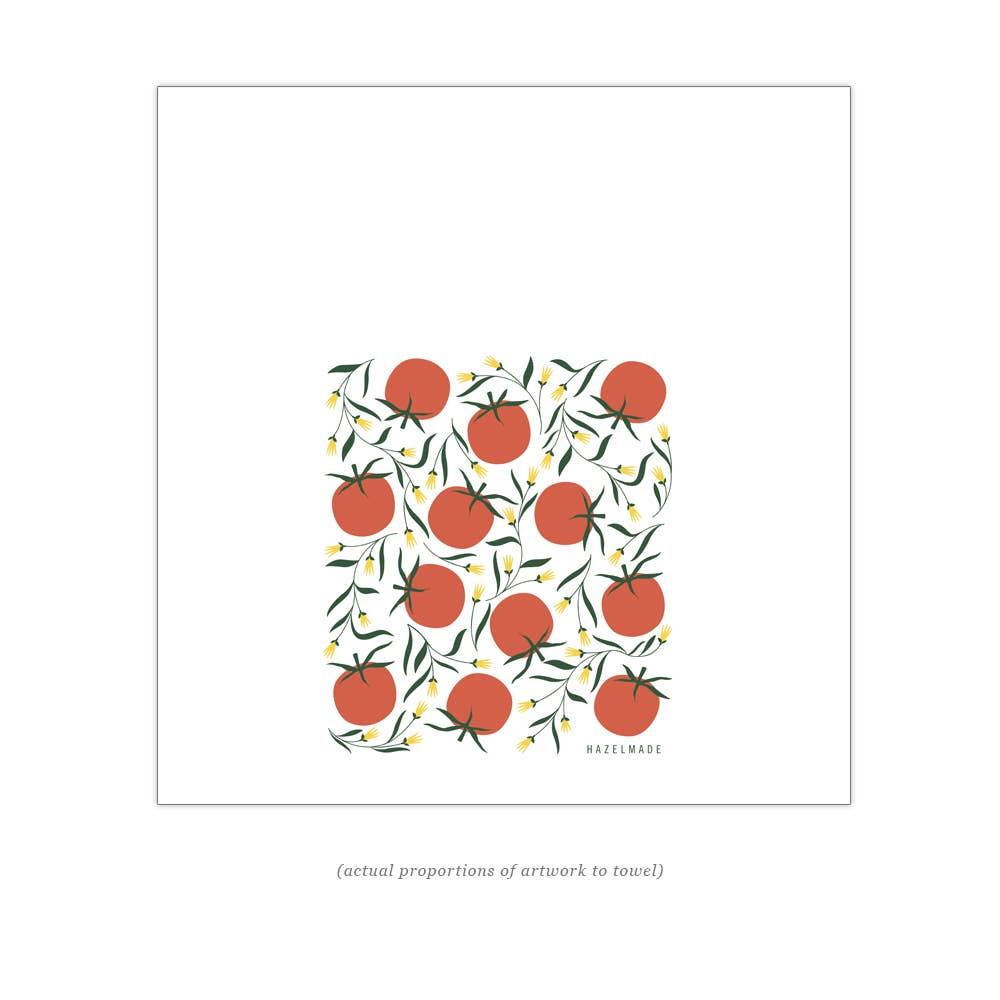 Tomatoes Tea Towel / Kitchen Decor / Midwest Made