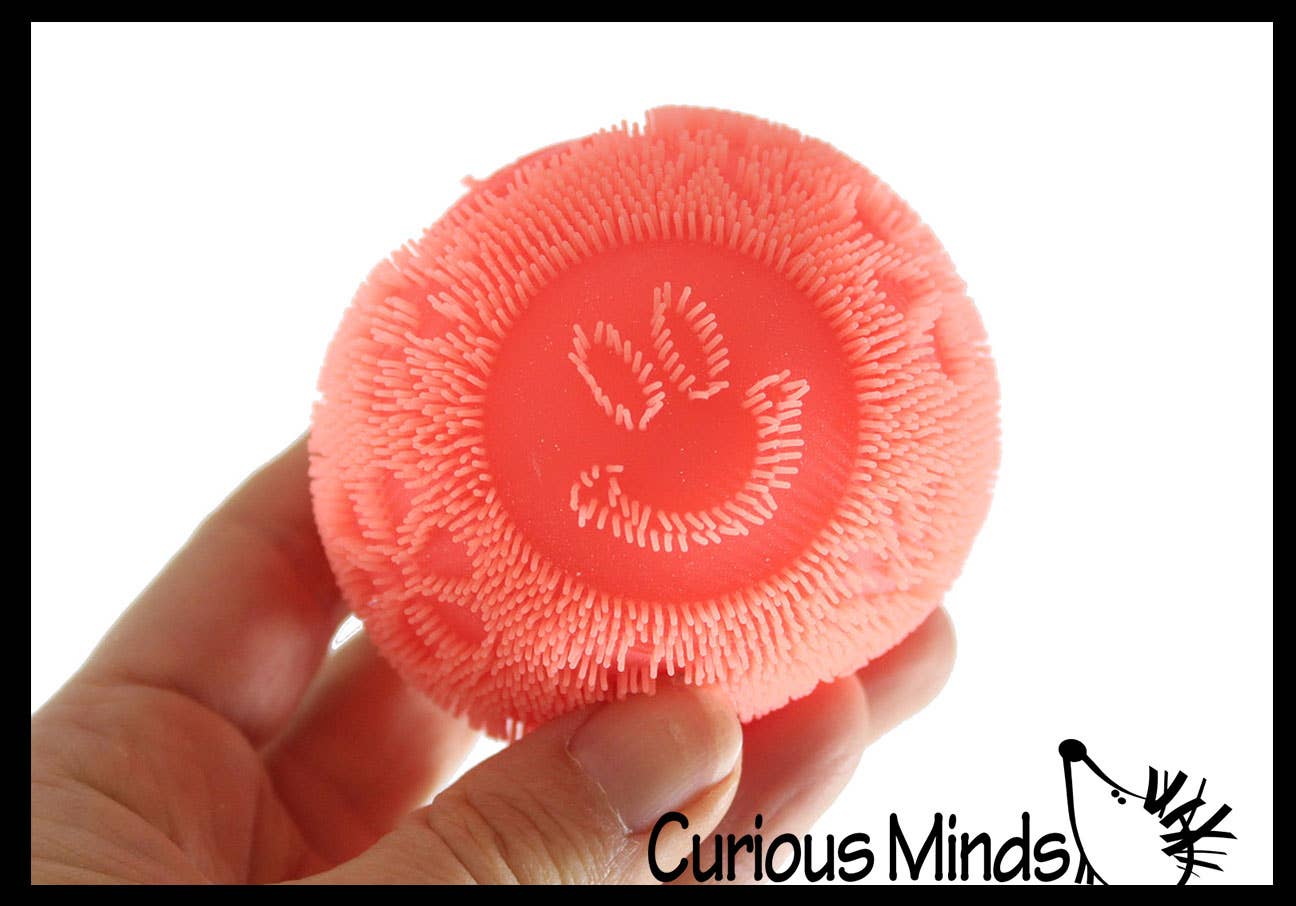 1 NeeDoh Fuzzball FLOWER POWER Soft Doh Filled Stretch Ball
