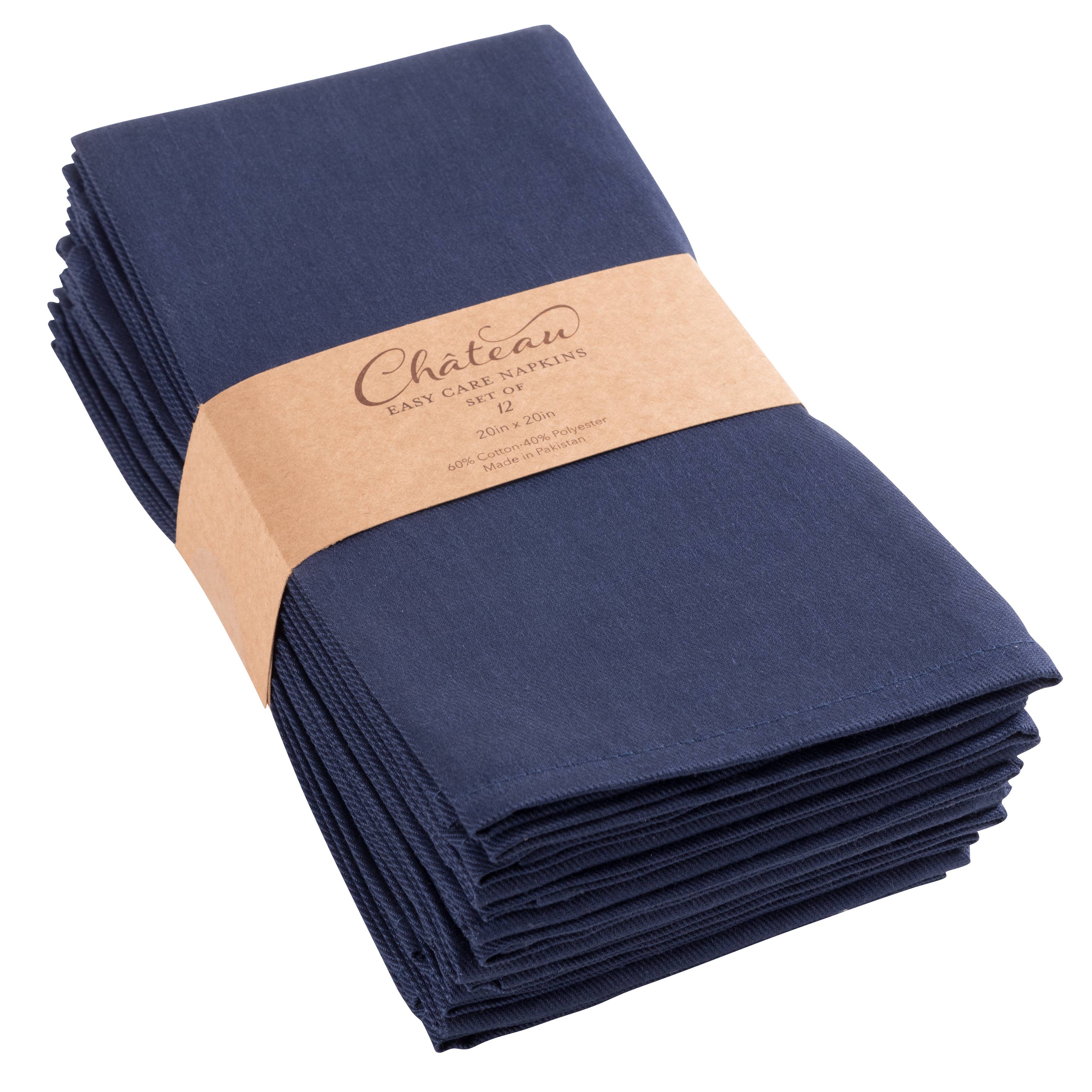 Large Solid Dinner Napkins