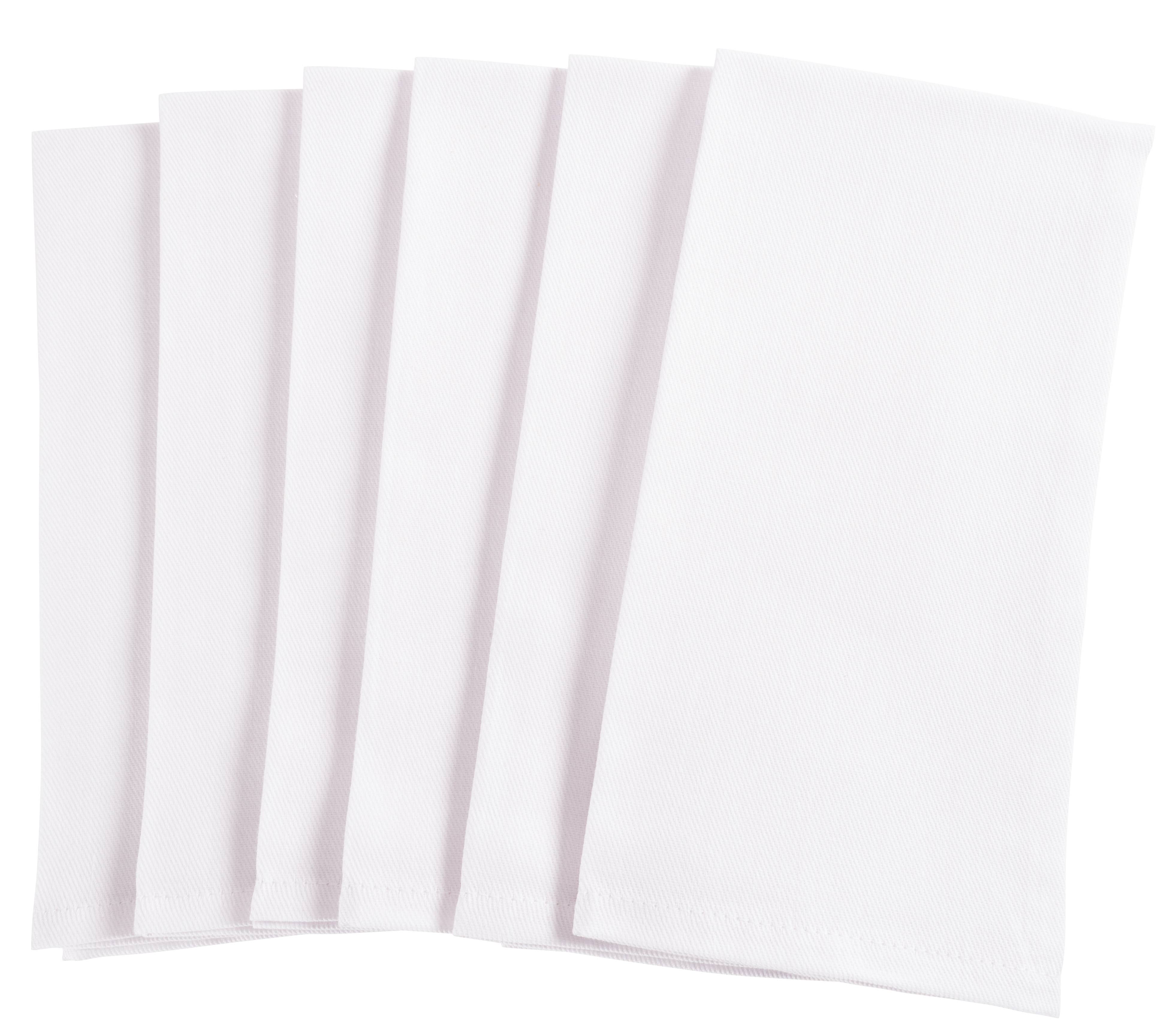 Large Solid Dinner Napkins