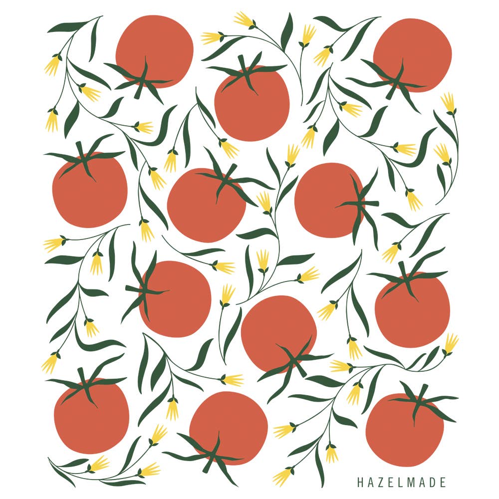 Tomatoes Tea Towel / Kitchen Decor / Midwest Made