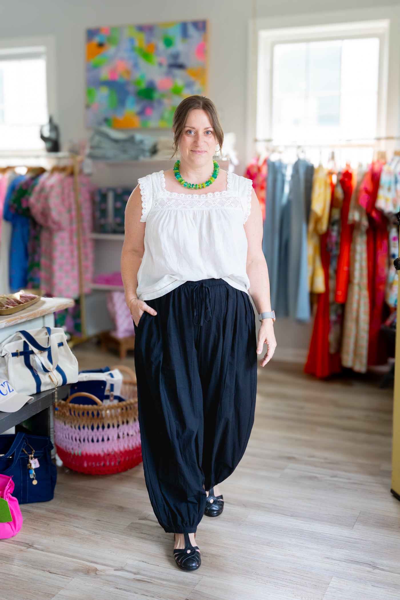 Boho Drawstring Balloon Pants