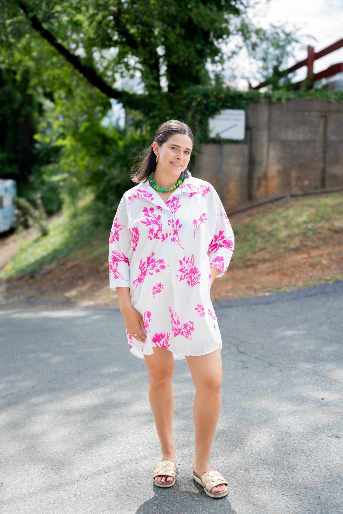 Gwenith Mini Shirt Dress