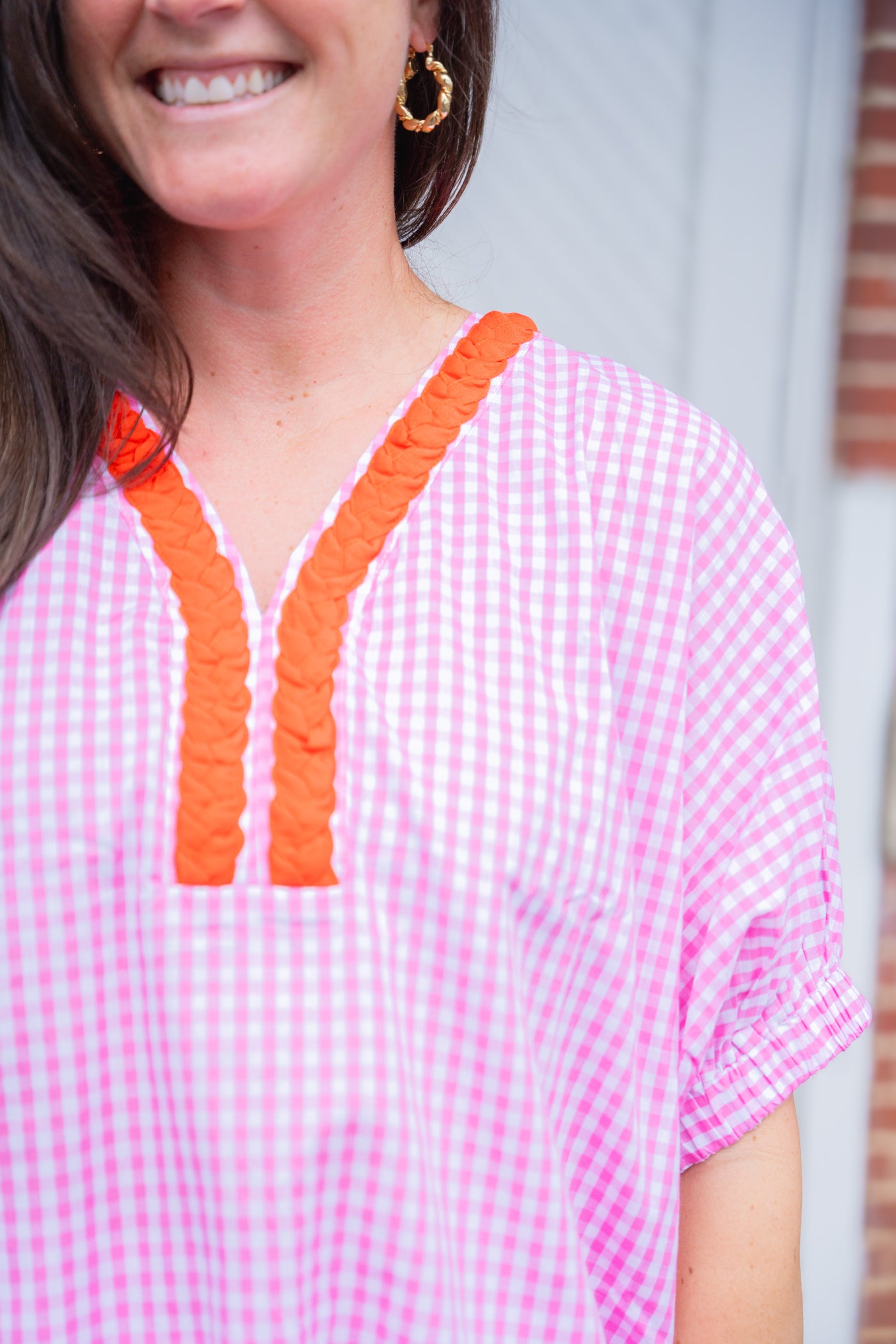 Rosie Gingham Top