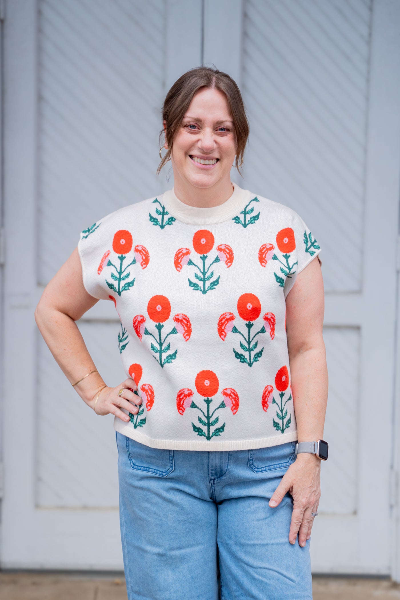 Marigold Cap Sleeve Sweater
