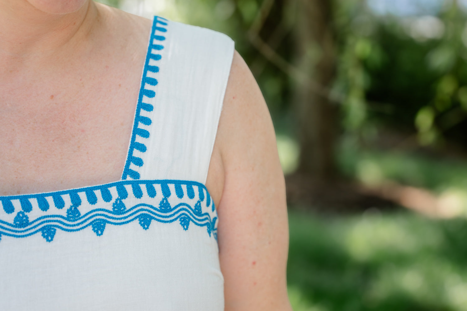 Gauze Embroidered Sundress