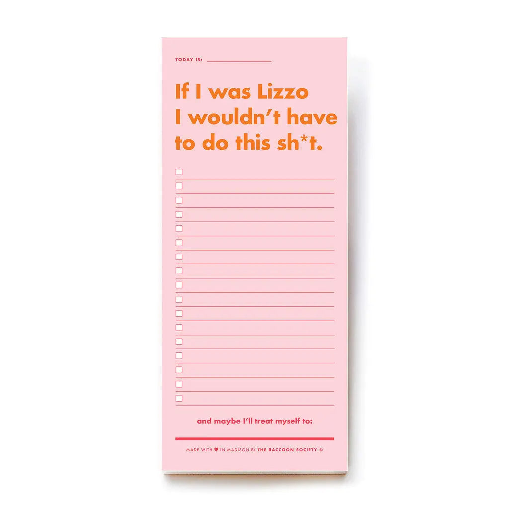 Lizzo To-Do Fridge Notepad