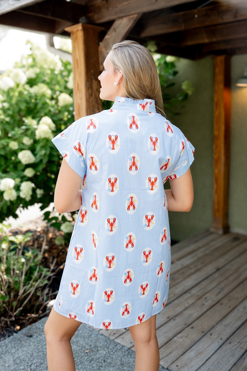 Lobster Print Mini Dress