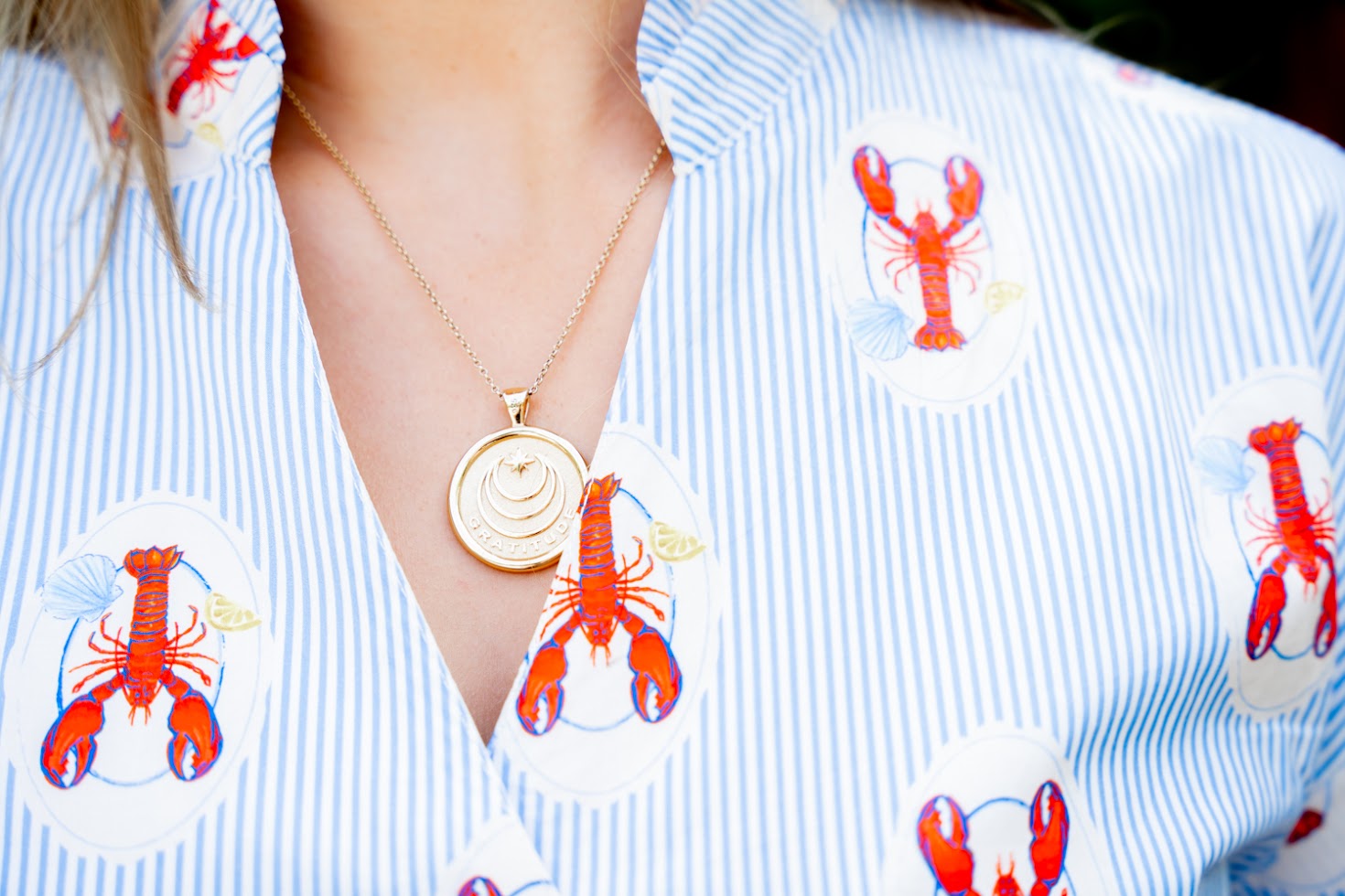 Lobster Print Mini Dress