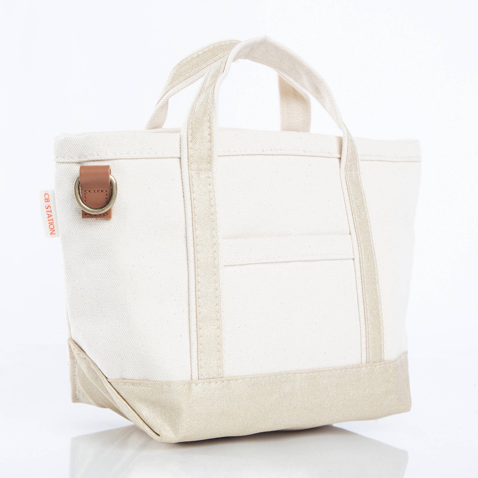 Crossbody Tote: Gold