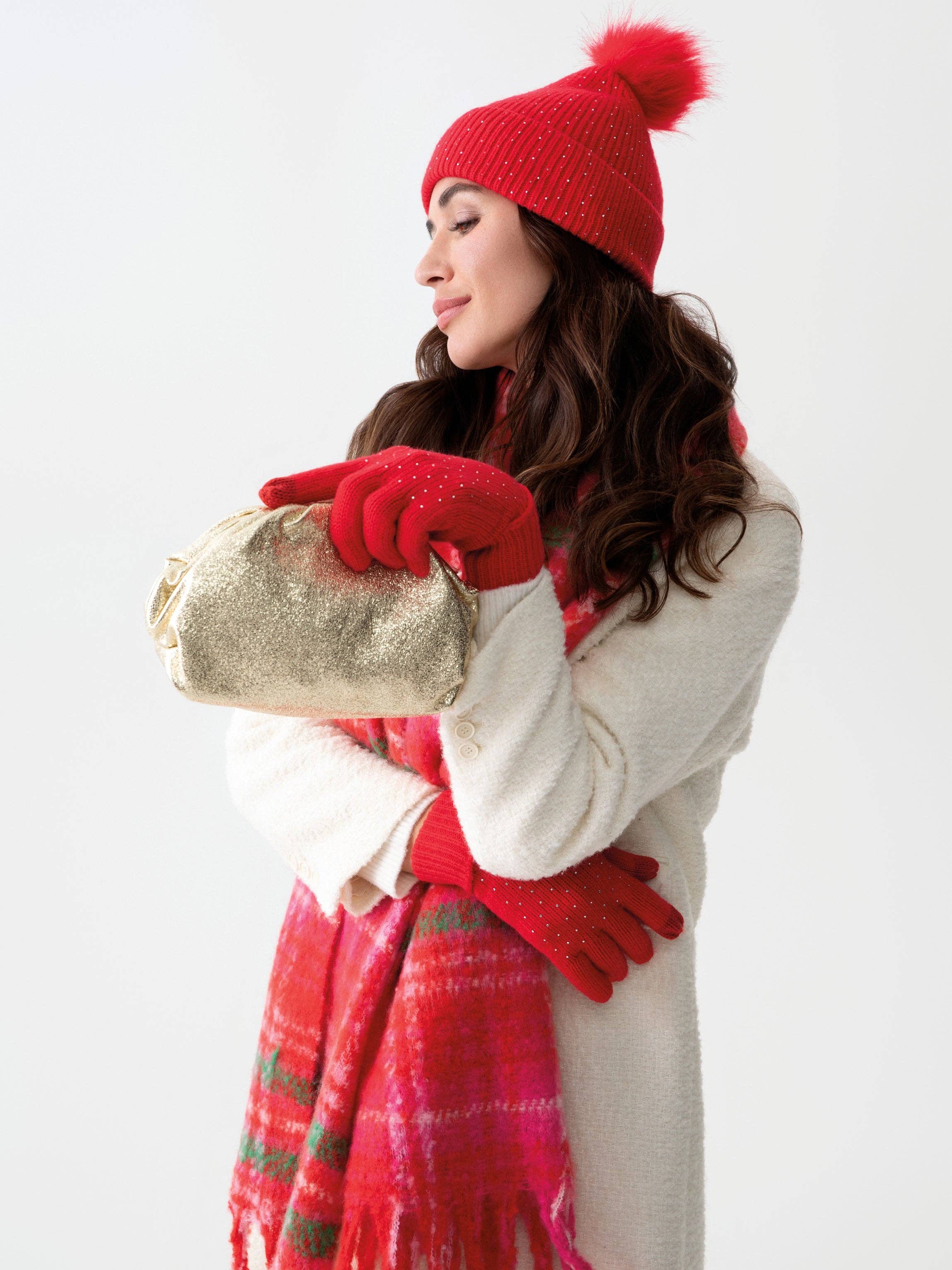 NATALIA BEANIE: RED