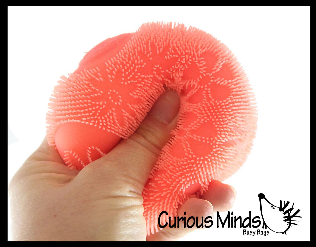 1 NeeDoh Fuzzball FLOWER POWER Soft Doh Filled Stretch Ball