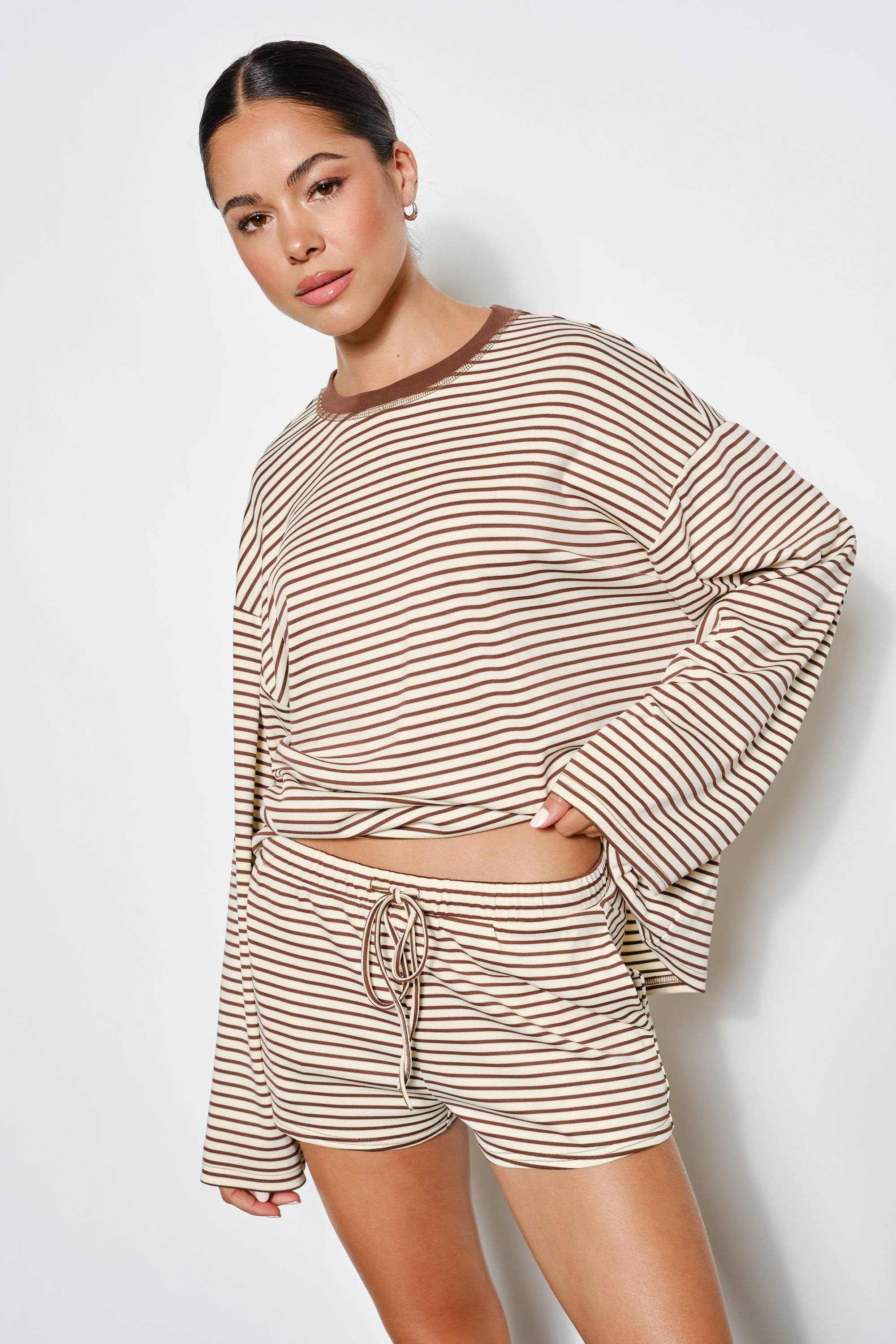 Cassandra Striped Top
