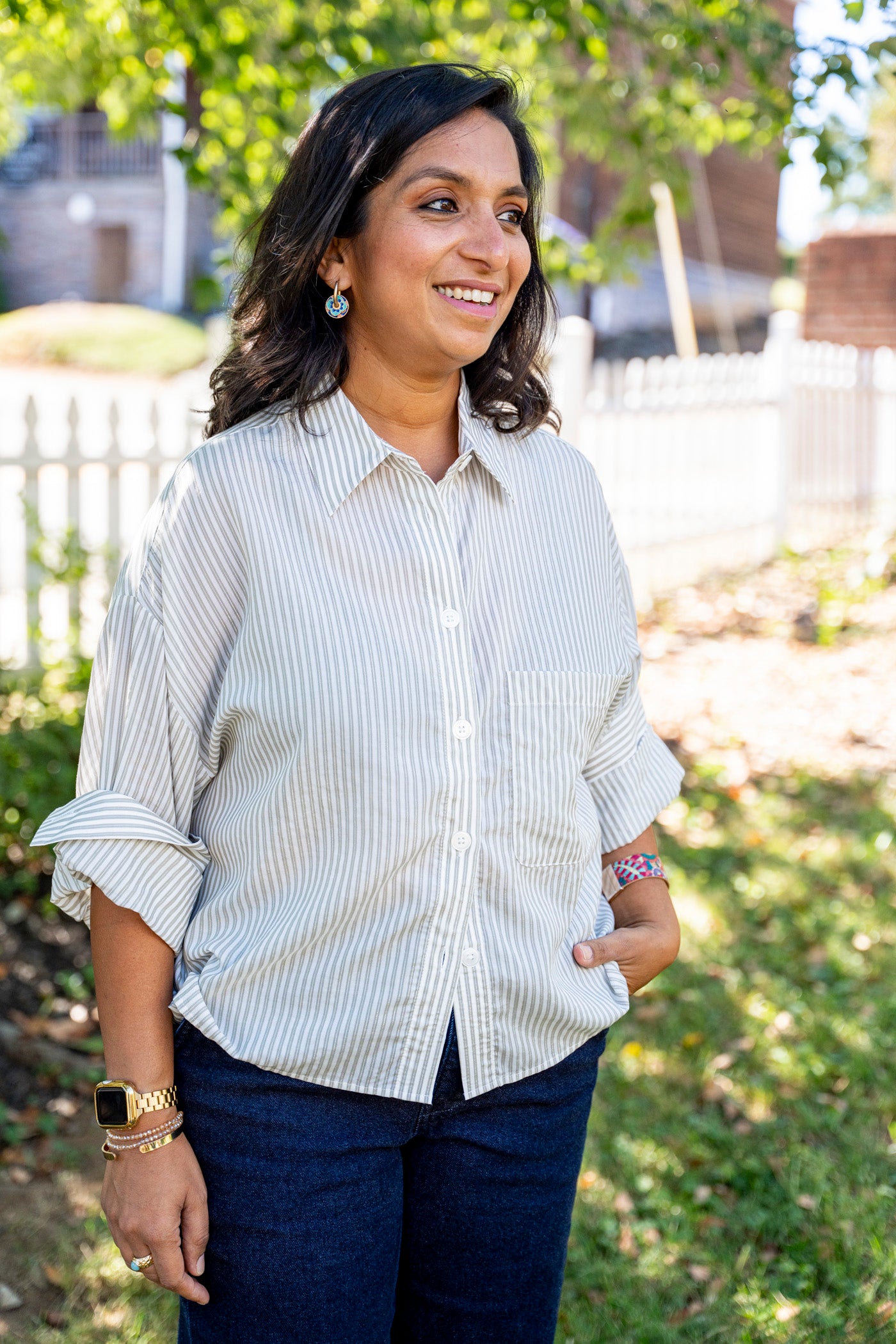 Twig Striped Blouse