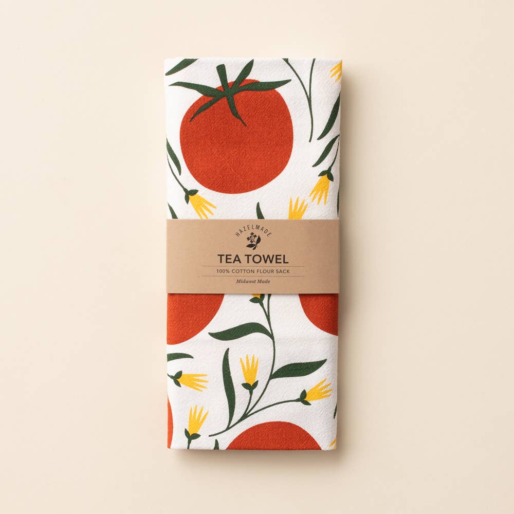 Tomatoes Tea Towel / Kitchen Decor / Midwest Made
