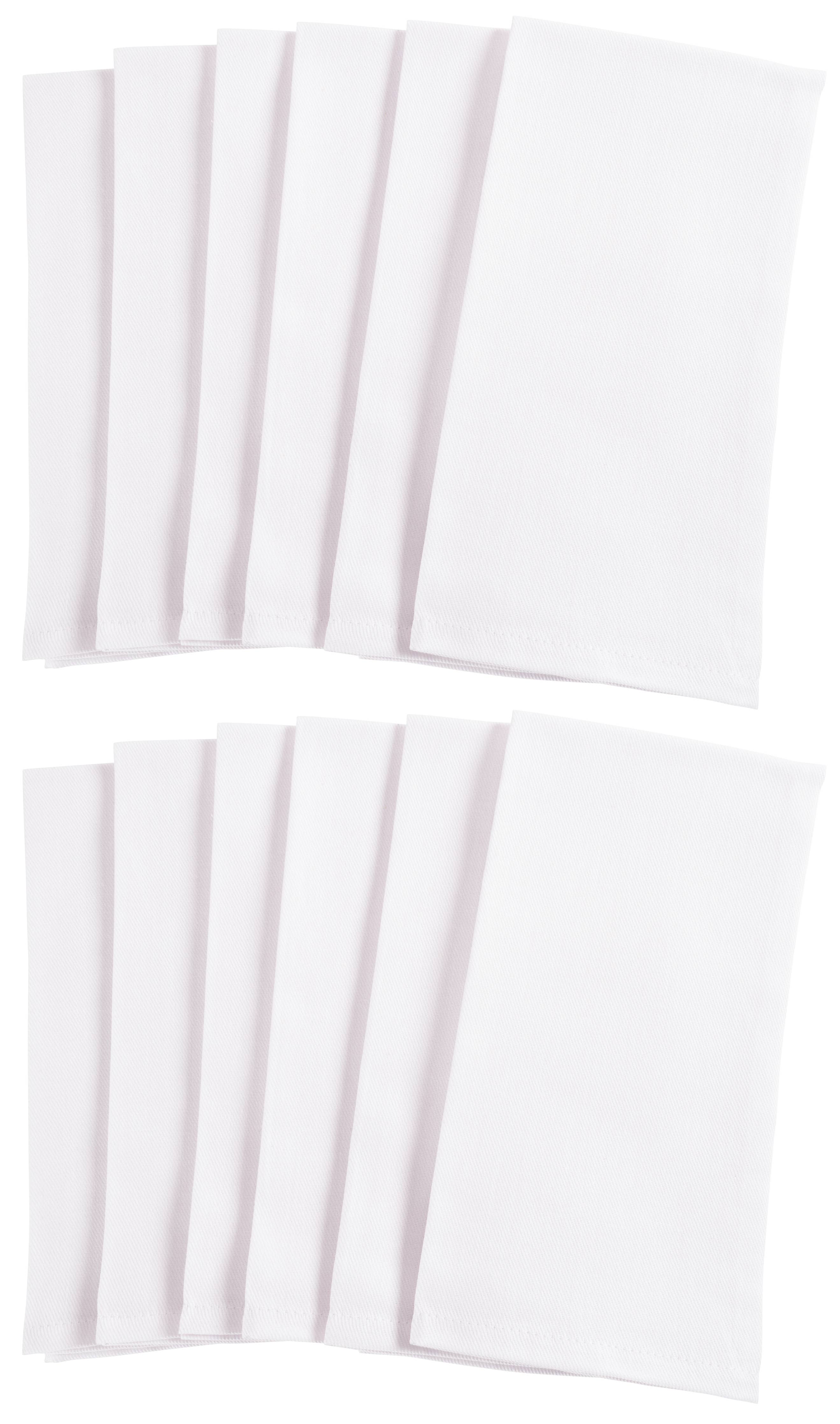 Large Solid Dinner Napkins