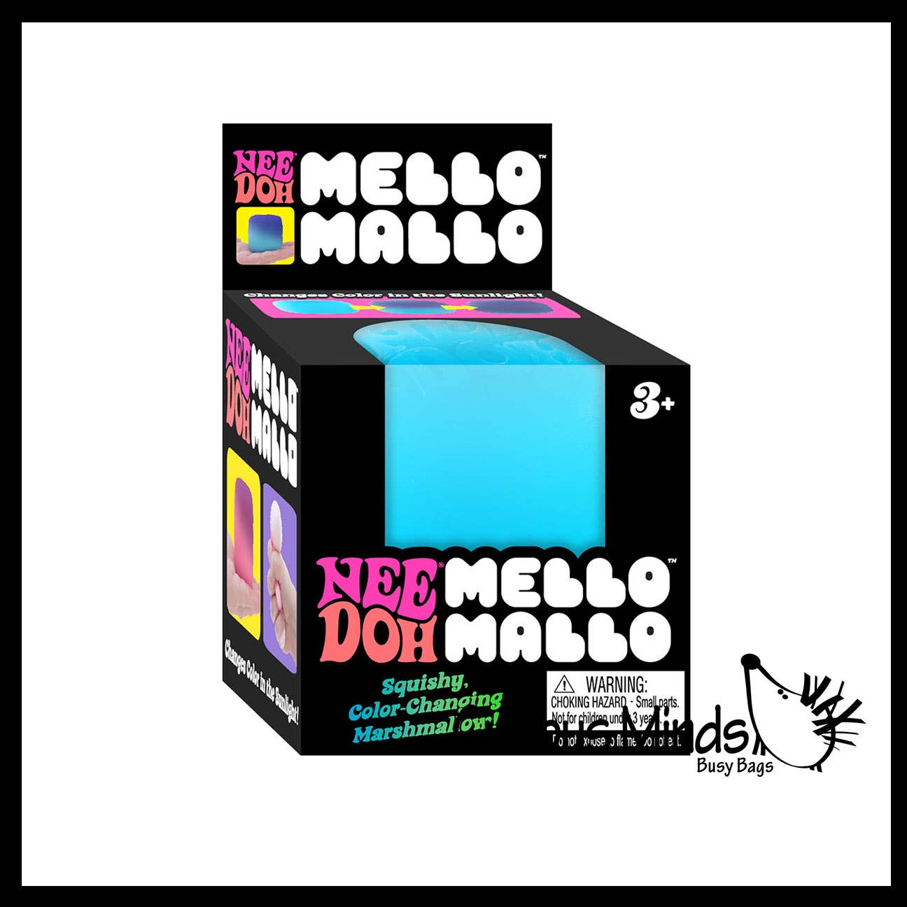1 NeeDoh Mello Mallo Soft Doh Filled Stretch Ball - Ultra Sq
