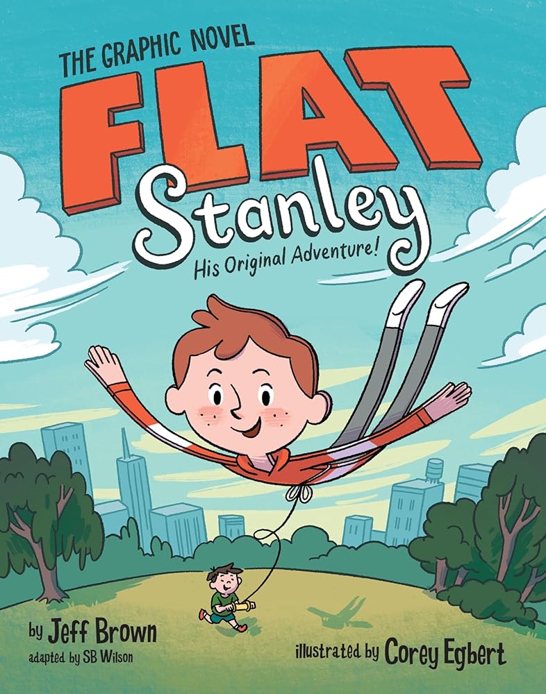 Flat Stanley: The Graphic Novel: The Classic Children's Tale of a Flat Boy and His Adventures, in a Full-Color Graphic Novel cover image