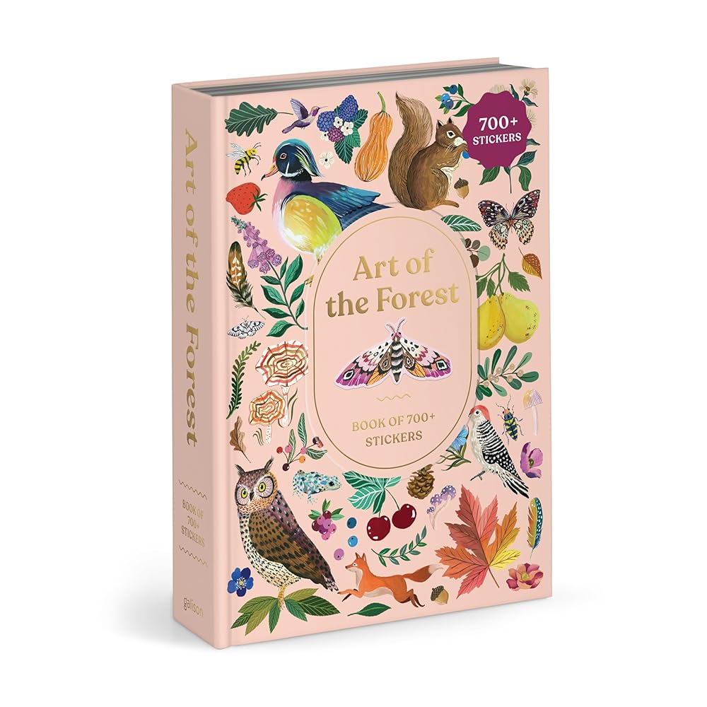Art of the Forest 100 Page Sticker Book cover image