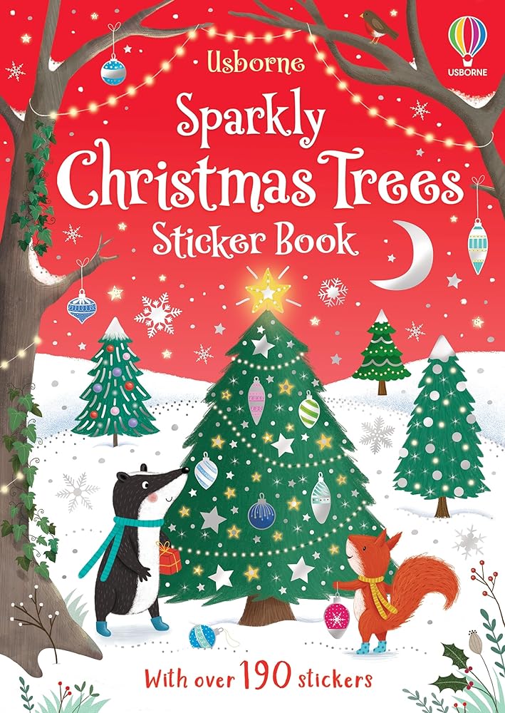 Sparkly Christmas Trees (Sparkly Sticker Books) cover image