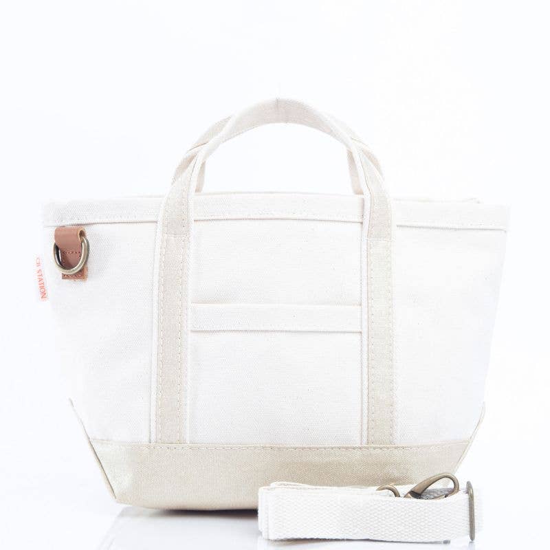 Crossbody Tote: Gold