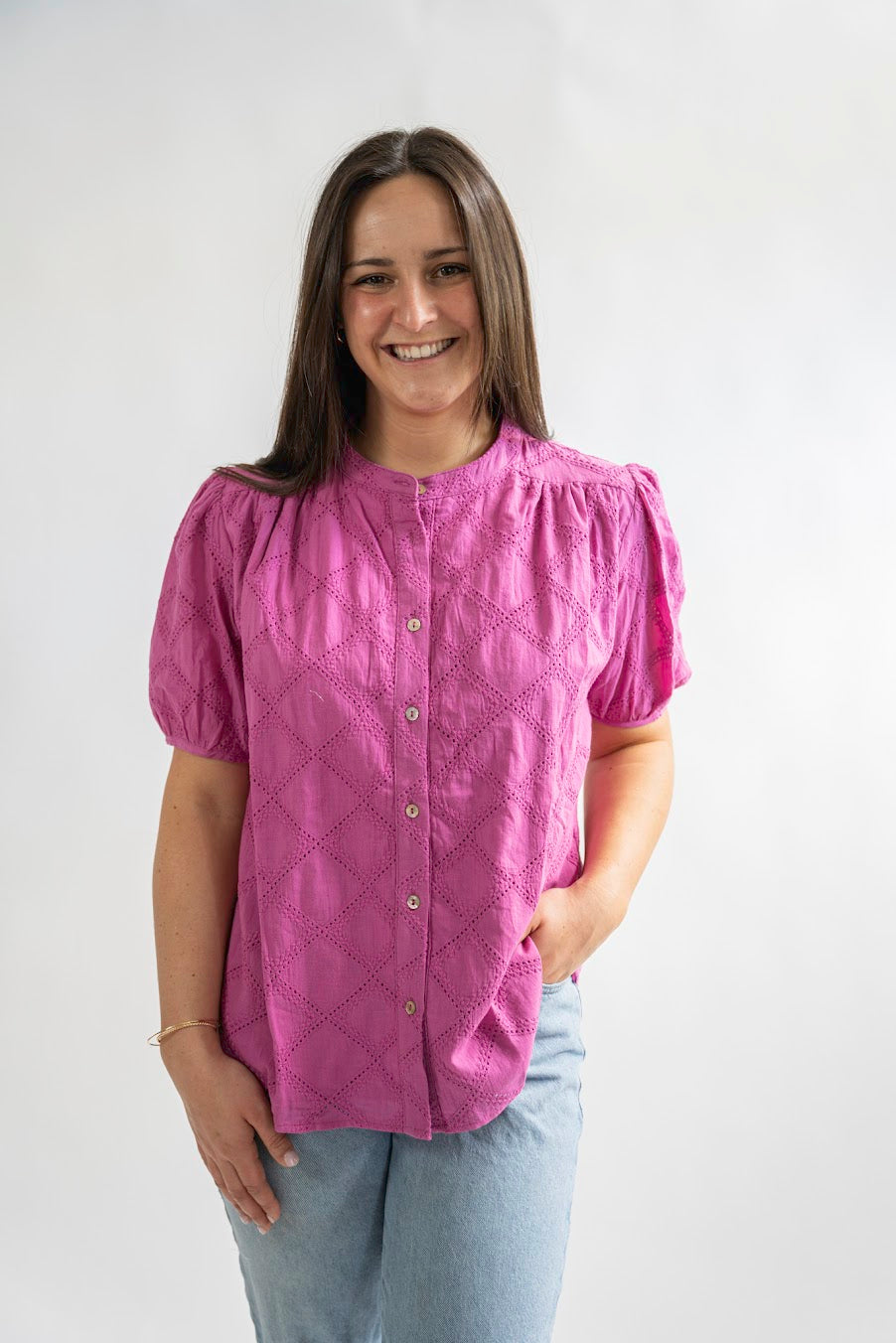 Nessie Embroidery Blouse