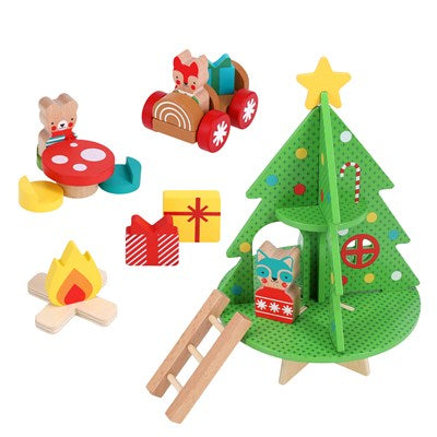 Christmas Tree House Play Set