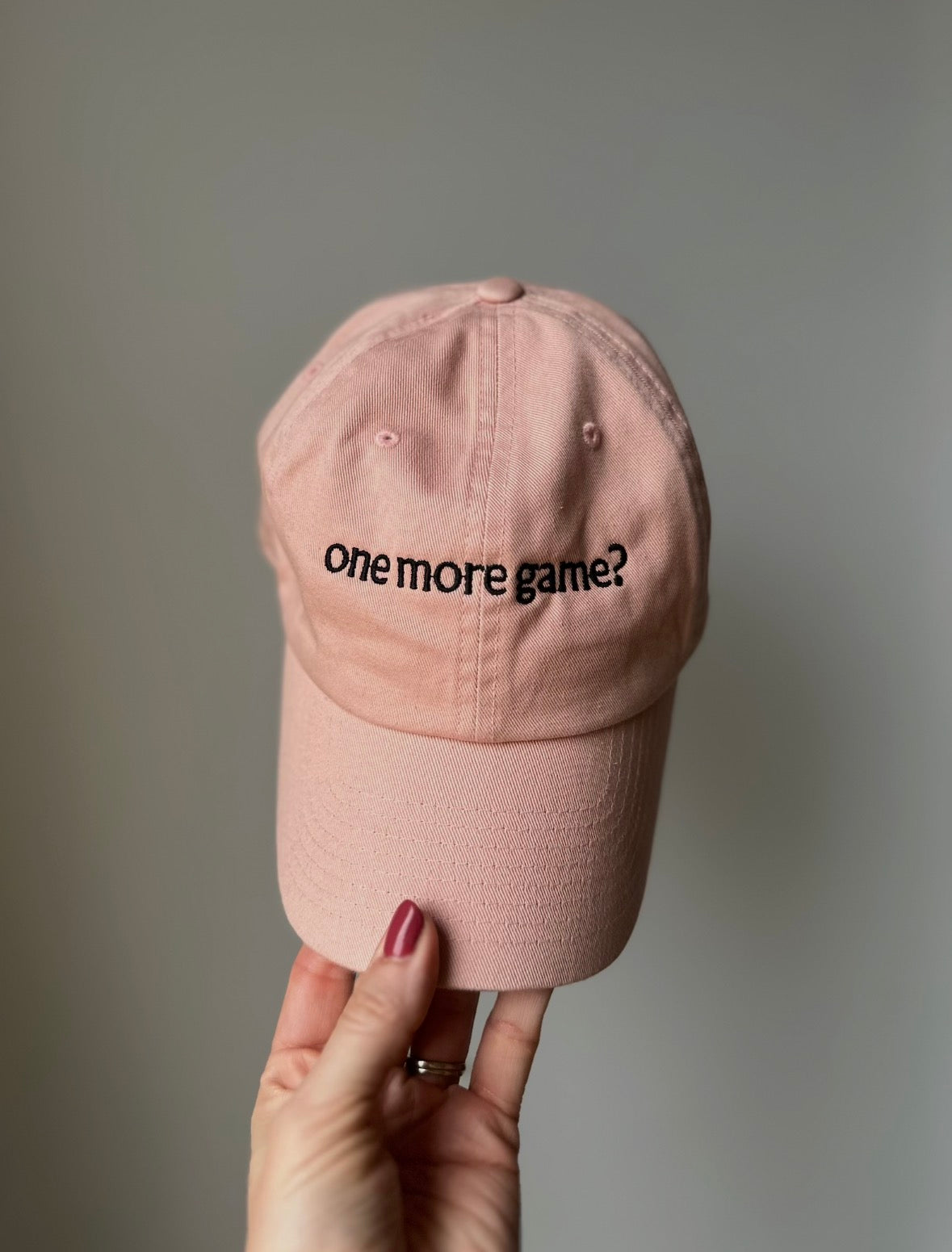 One More Game Pickleball Dad Cap